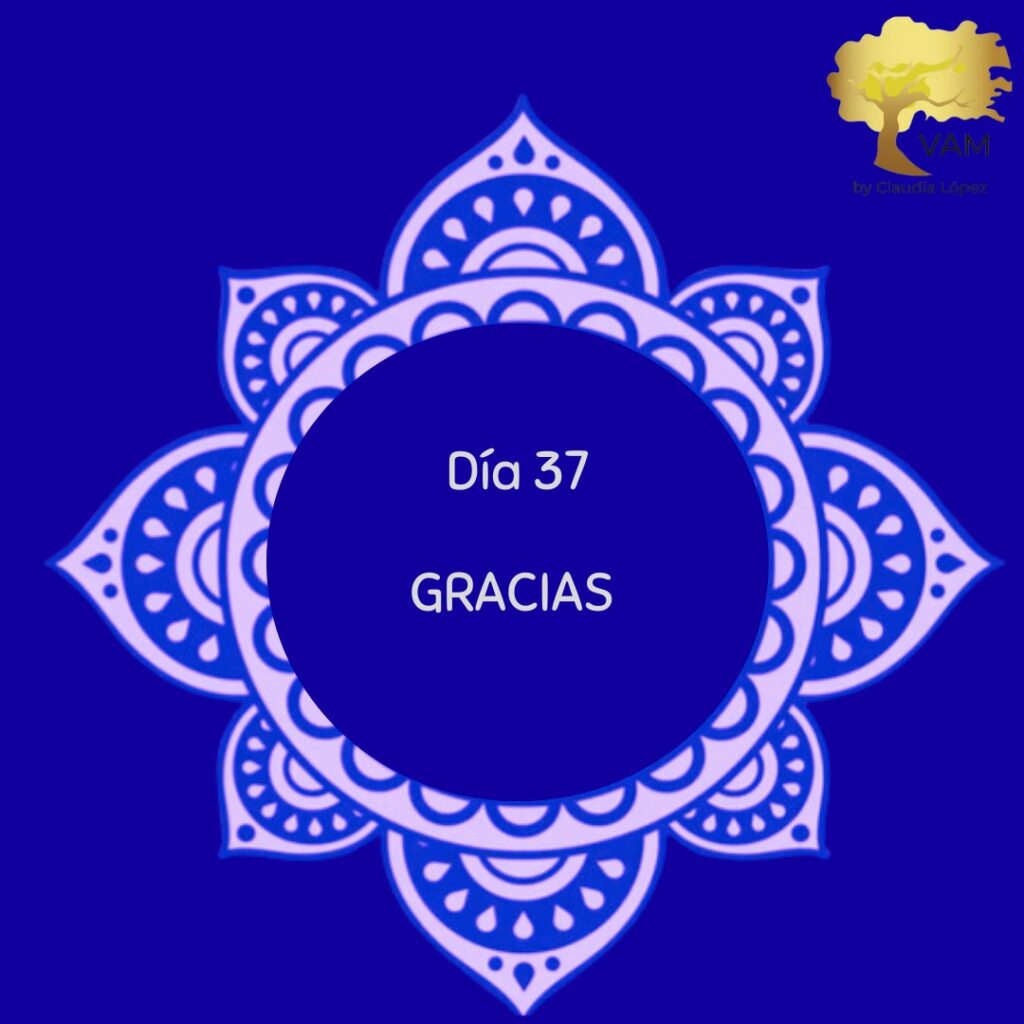 Prosperidad Mandala Día 37 Gracias